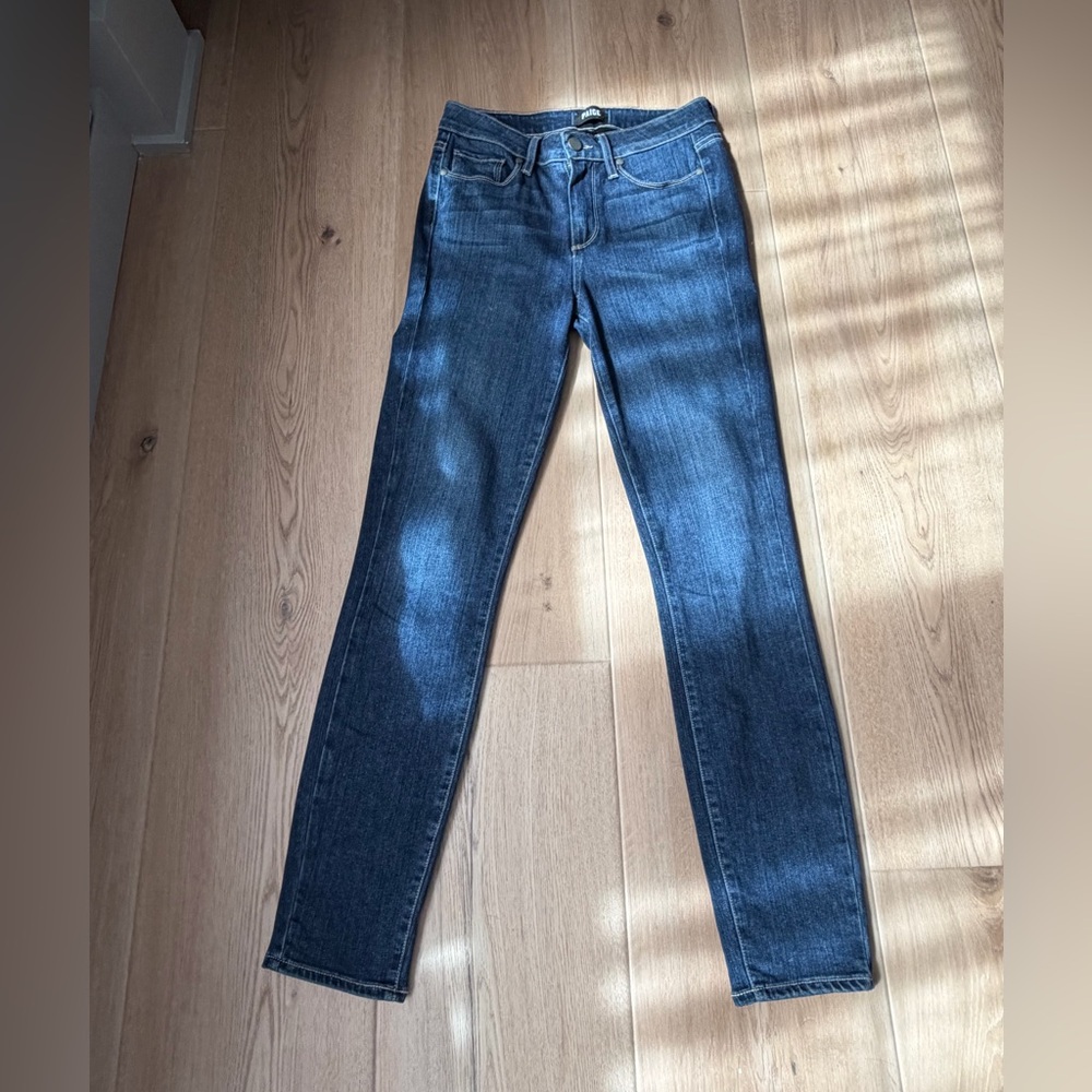 PAIGE Dark Blue Skinny Jeans